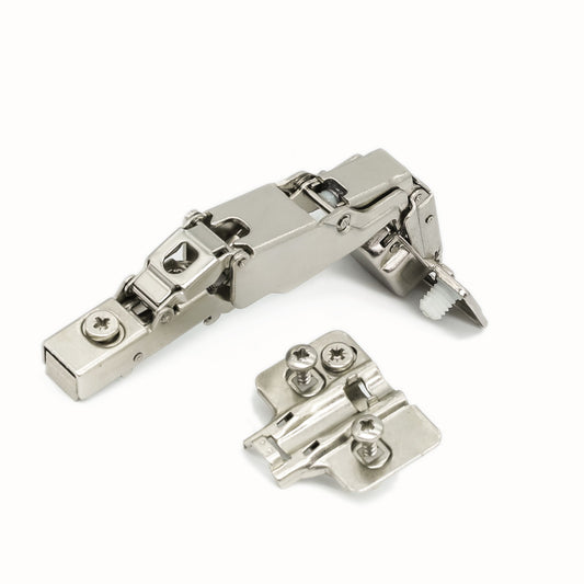 165º Soft Close Lazy Susan Door Gable Hinge with Dowels/Plate with Dowels+Screws - CS1651DD