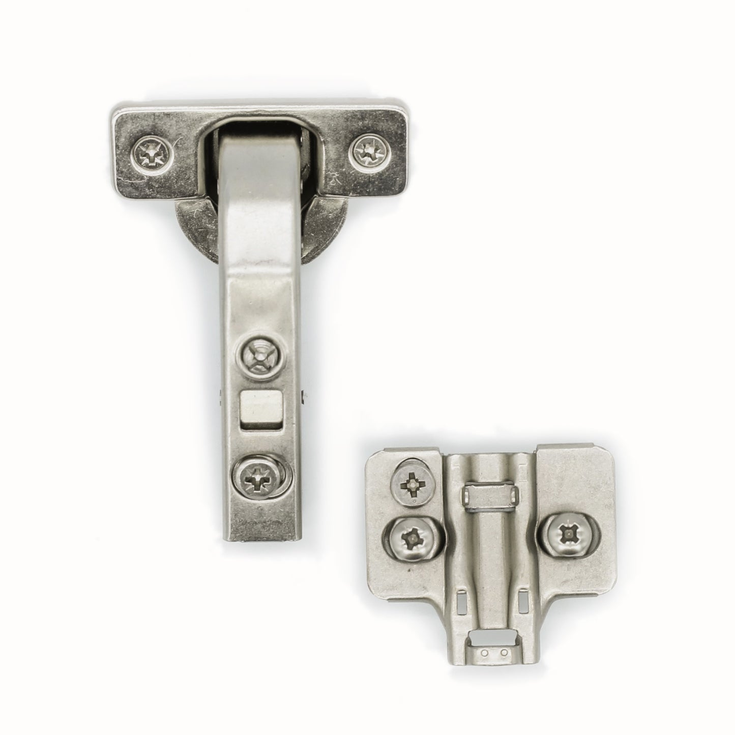 90º Soft Close Blind Corner Cabinet Hinge with Dowels/Plate with Dowels+Screws - CS90DD